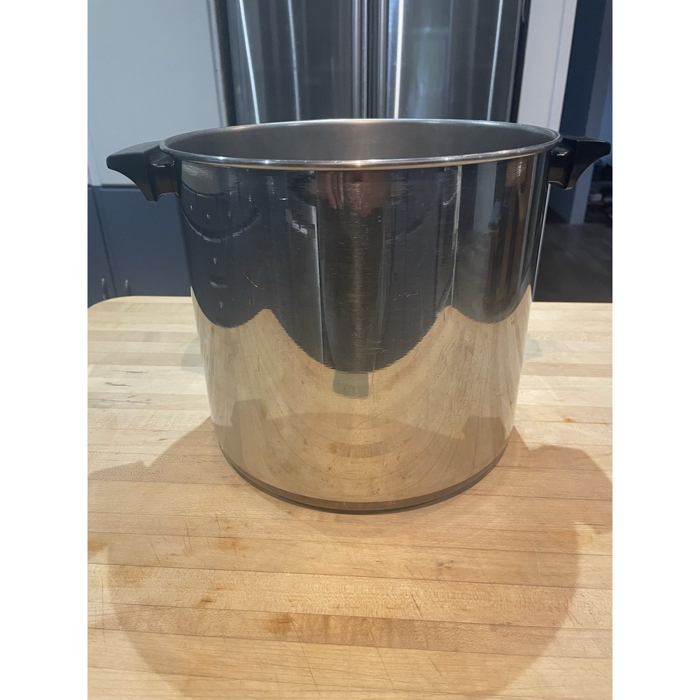 Revere Ware Stockpot 12 Qt 10 In Stainless Steel Copper Bottom Silver Cookware